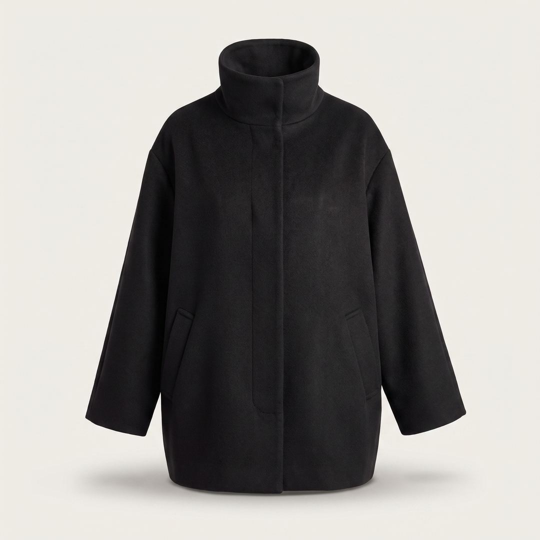 Emma | Windproof Wool Jacket – Timeless Warmth for Women