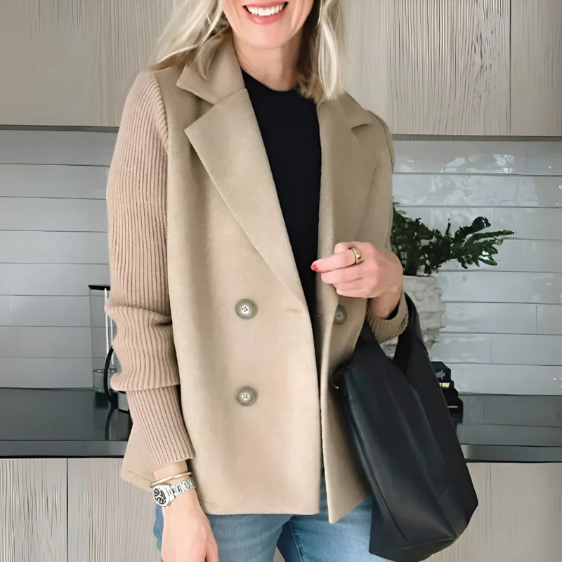 Victoria | Cozy And Sophisticated Knit Sweater Blazer