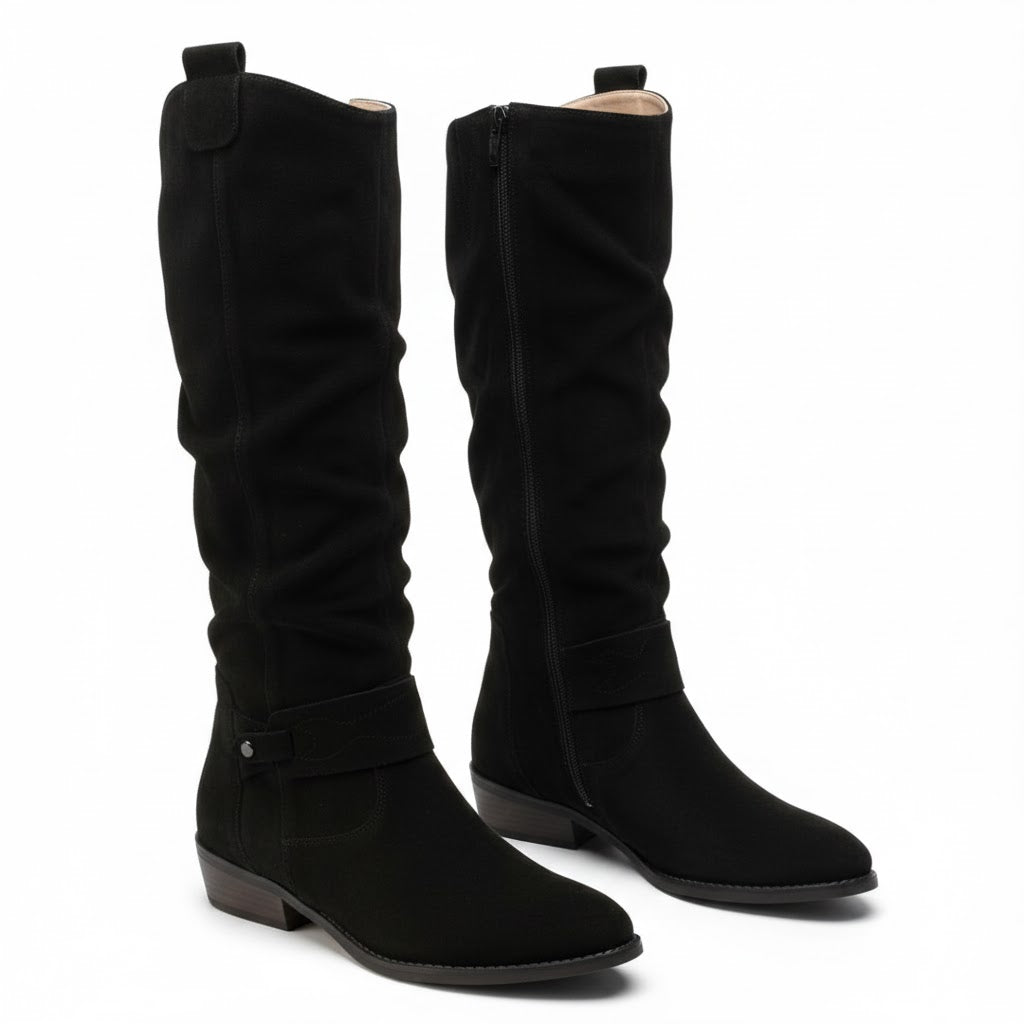Freya | Chic And Comfortable Slouchy Knee High Boots