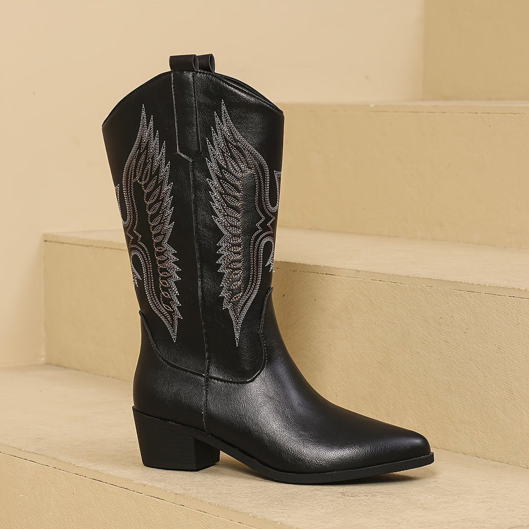 Celestia | Chic And Casual Wide Calf Cowboy Boots
