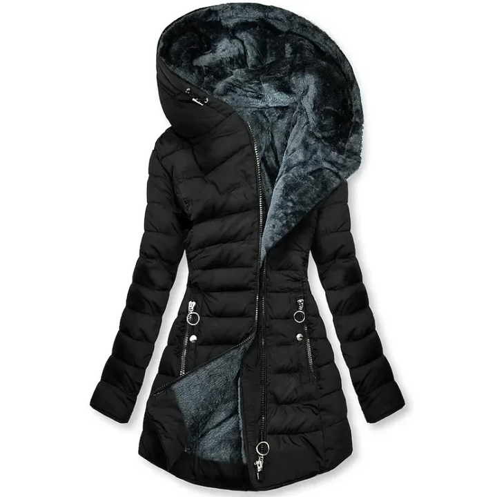 Gisela | Winter Coat with Faux Fur Lining