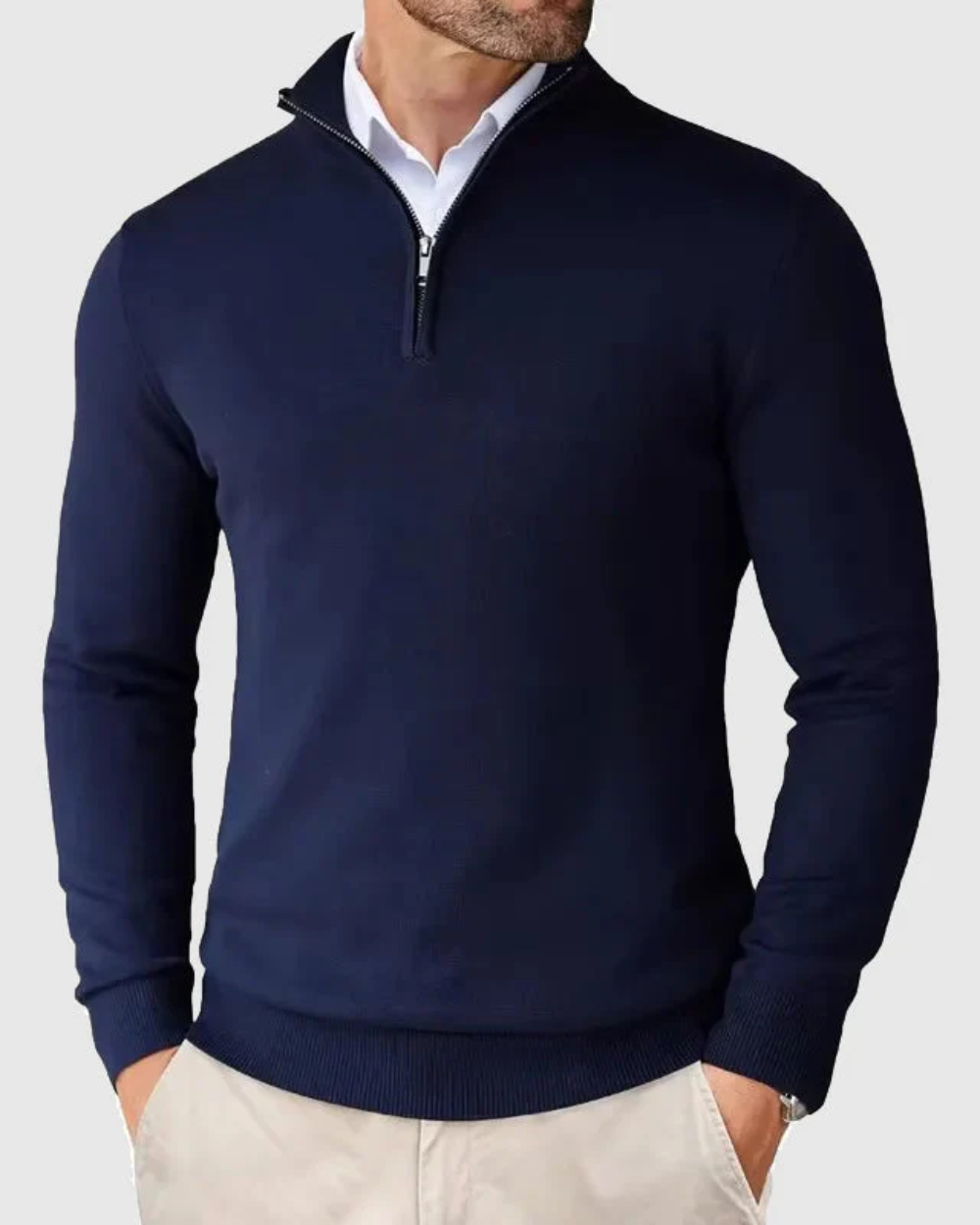 Refined | Zip Sweater for Men – Stylish Everyday Wear