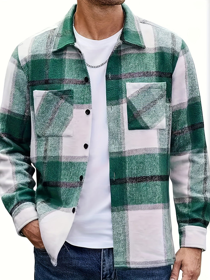 Corbin | Check Overshirt – Rugged Layering Style for Men