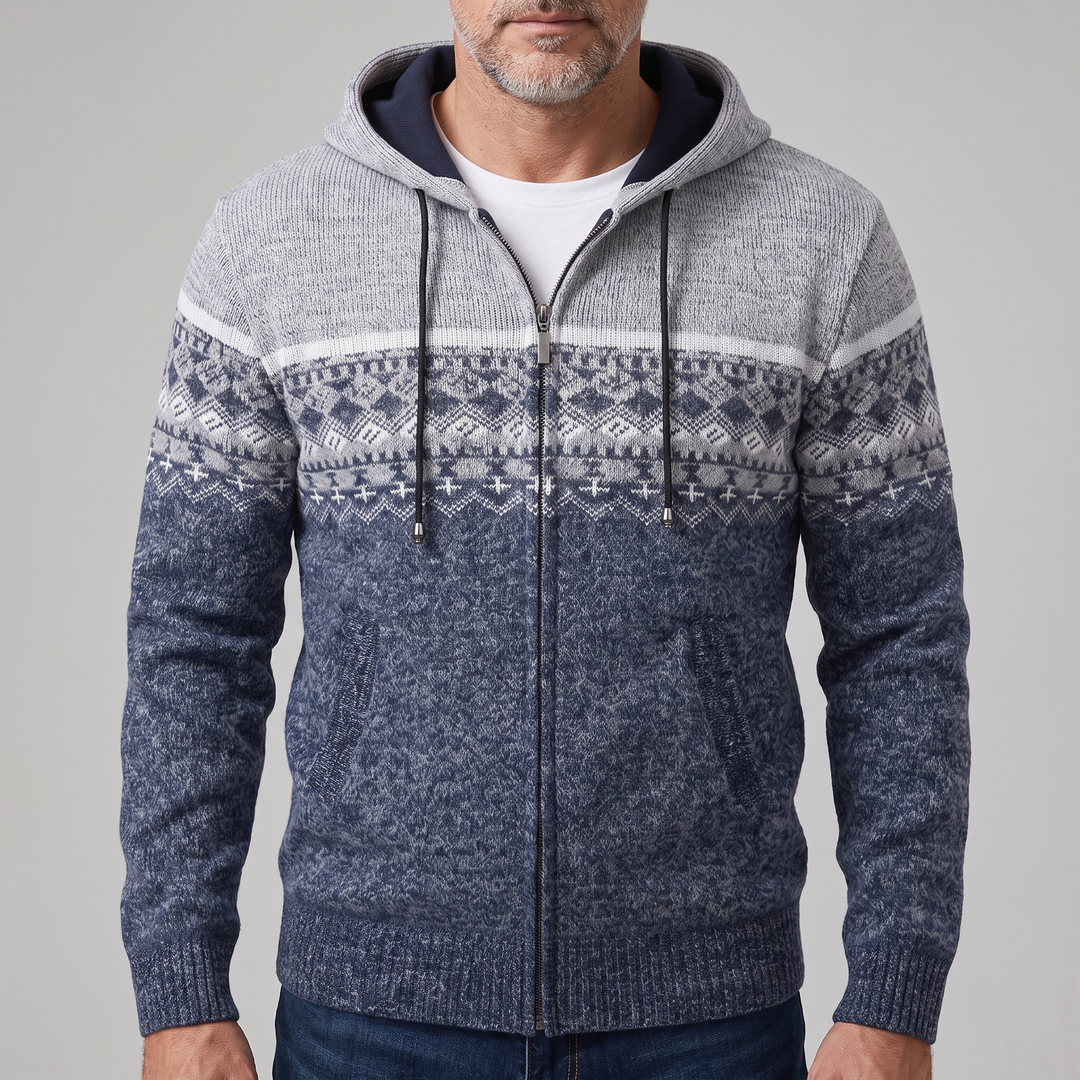 Callum | Pattern Vest – Ethnic-Inspired Style for Men