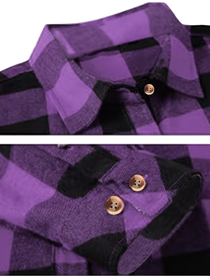 Everly | Buffalo Check Shirt – Cozy and Timeless Style for Women
