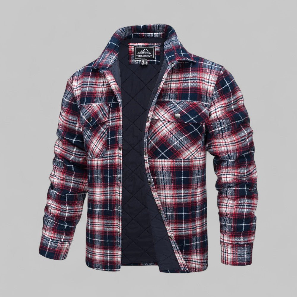 Tobias | Flannel Shirt Jacket – Comfortable Plaid Style
