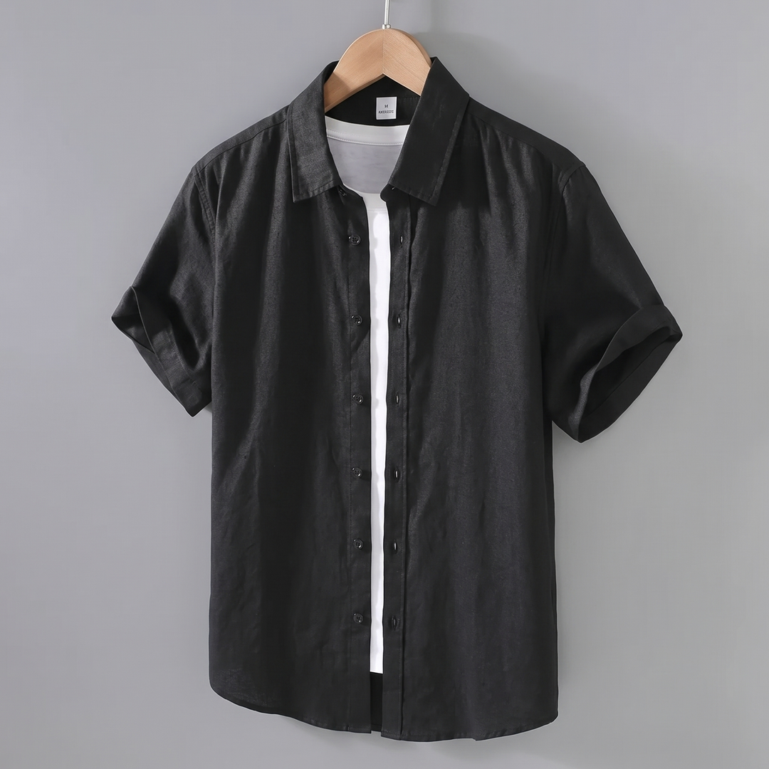 Kingsmead | Breathable Cotton Shirt – Relaxed Short-Sleeve Style for Men