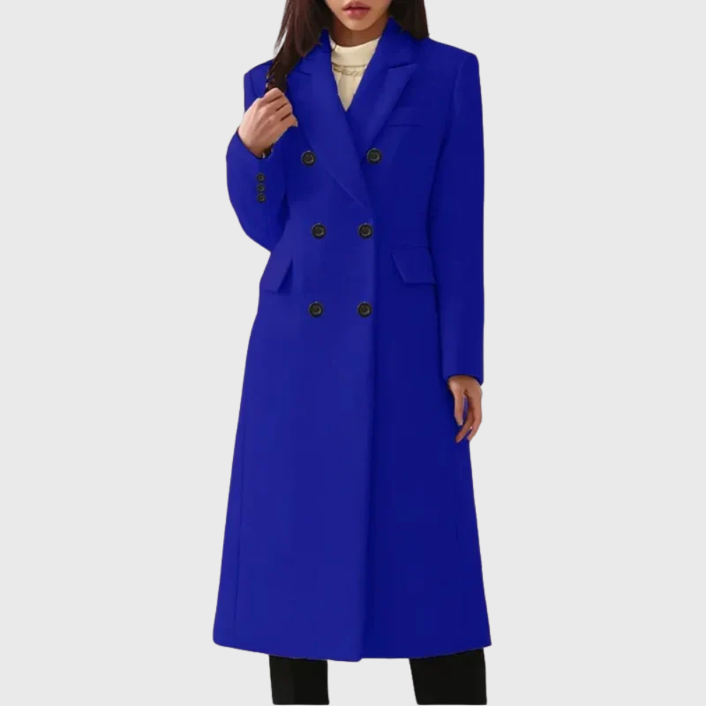 Andrea | Classic Wool Coat for Women – Timeless Elegance