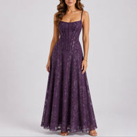 Serena | Elegantes und feminines florales Maxi-Kleid für eine Herbsthochzeit