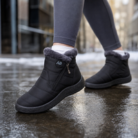 Aurora | Bottines fourrées douillettes et déperlantes pour femme