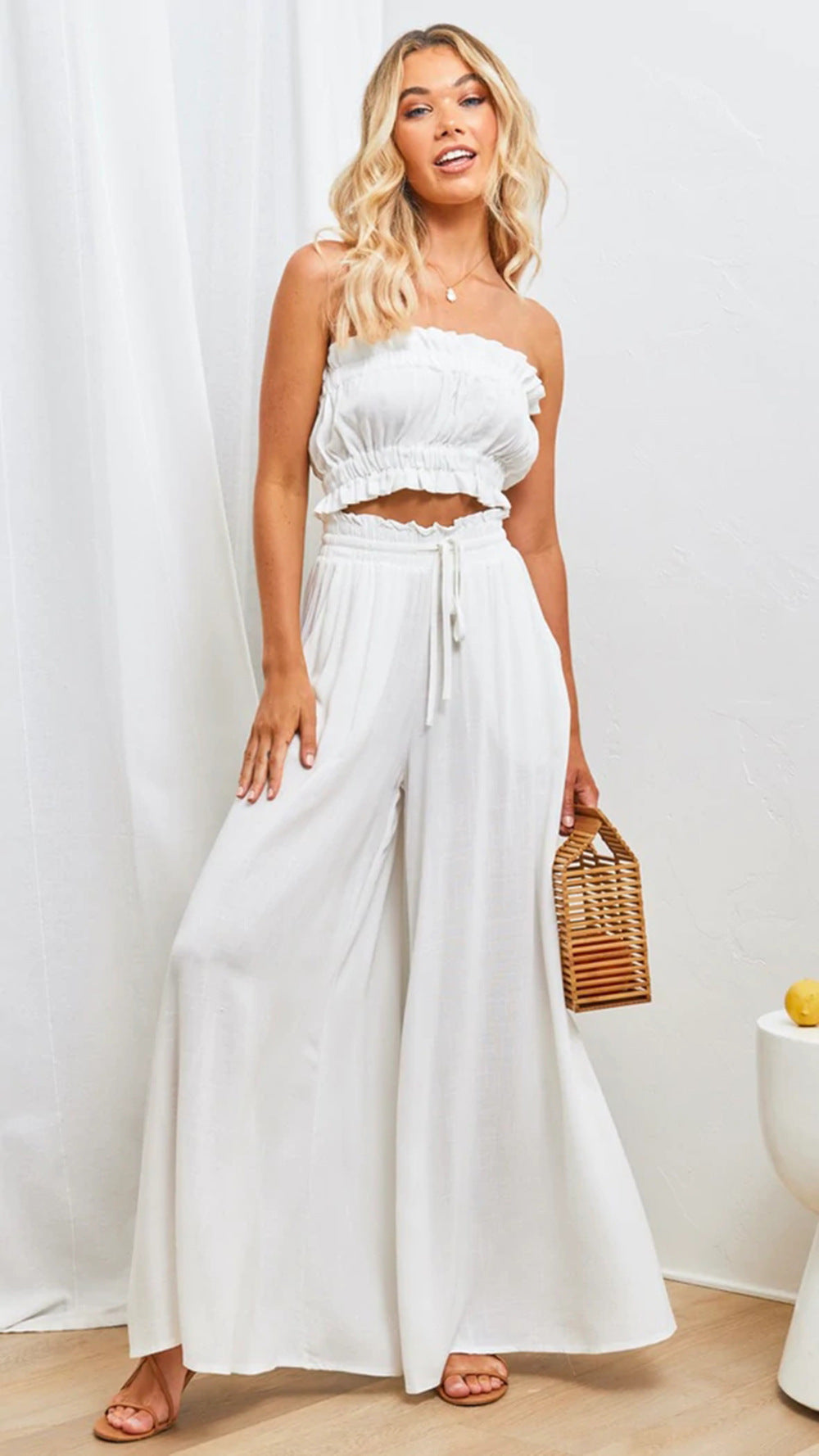 Freya | Lightweight Wide Leg Palazzo Pants