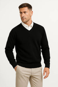 Thomas | Refined And Lightweight Cashmere V-Neck Sweater