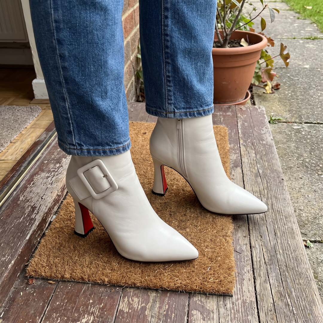 Isabelle | Strap Detail Boots – Elegant Ankle Style for Women