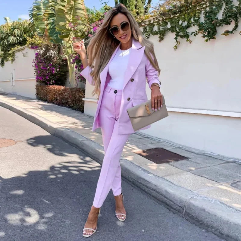 Chloe | Professional And Chic Blazer Two Piece Set