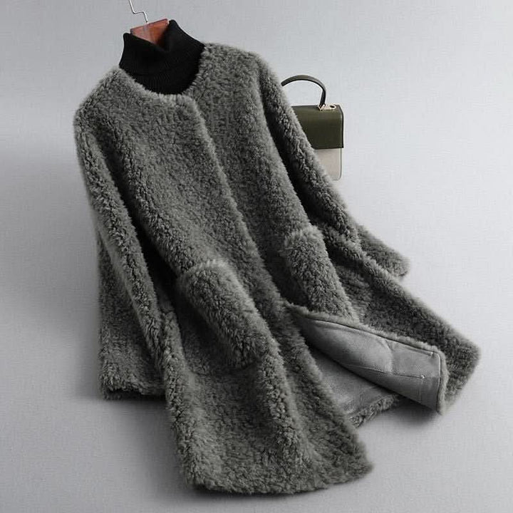 Hollmere | Shearling Coat – Luxurious Fluid Silhouette