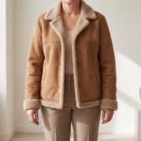 Alessia | Stylish and Warm Shearling Lined Winter Jacket