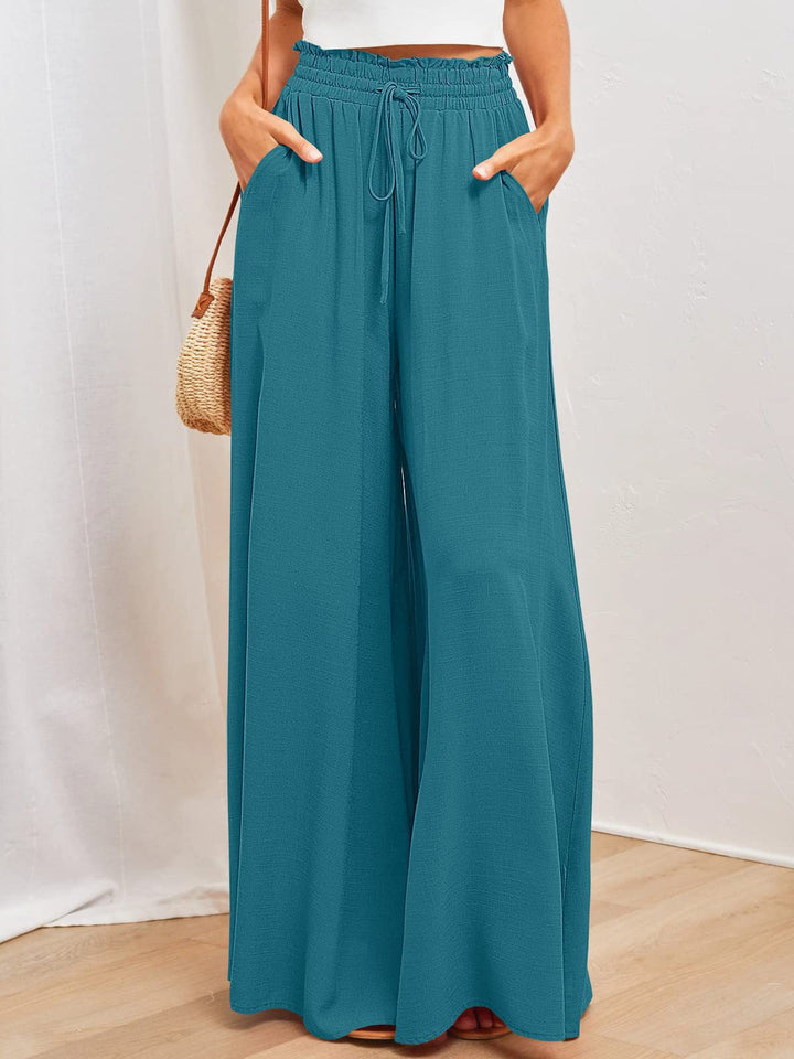 Freya | Lightweight Wide Leg Palazzo Pants