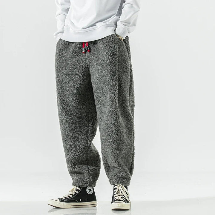 Cozy | Fleece Sweatpants with Drawstring and Pockets
