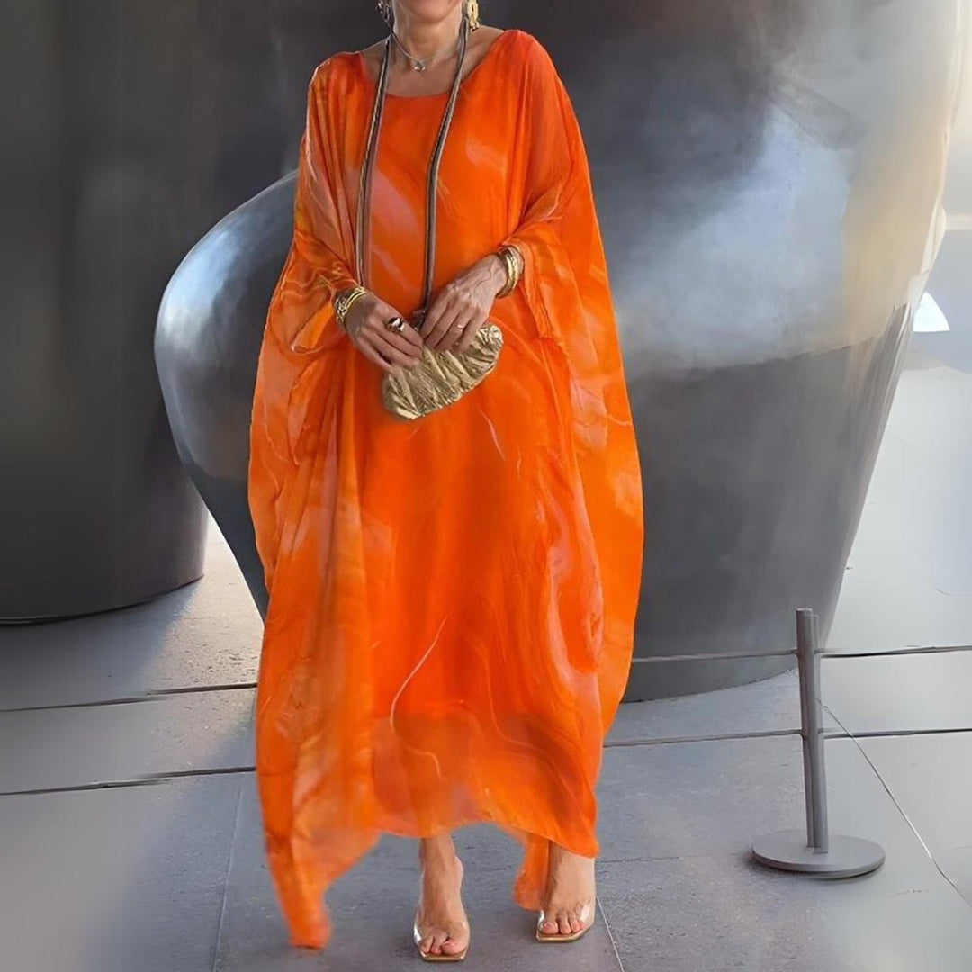 Sofia | Comfortable and Flowing Long Sleeved Maxi Dress