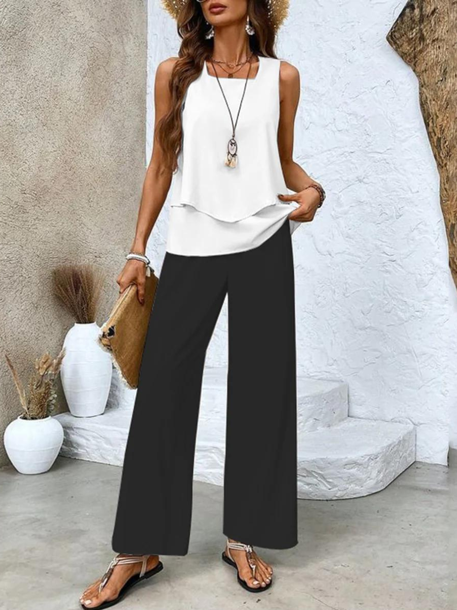 Olivia | Airy And Stylish Summer Two Piece Set
