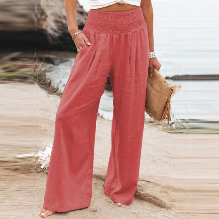Nora | Casual and Breathable Cotton Linen Wide Leg Pants