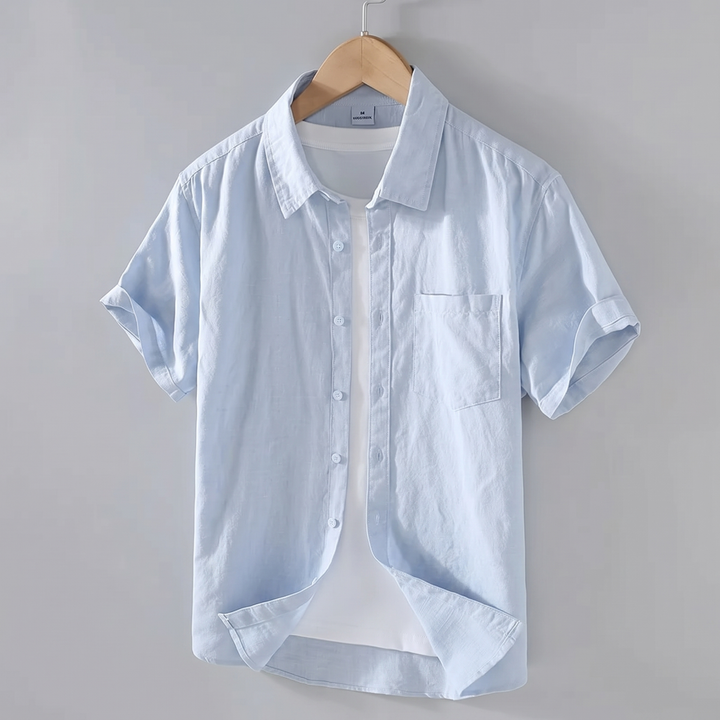 Kingsmead | Breathable Cotton Shirt – Relaxed Short-Sleeve Style for Men