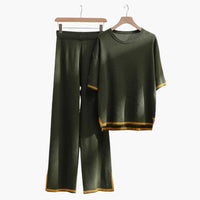Olivia | Chic and Comfortable Short-Sleeve Knit Set