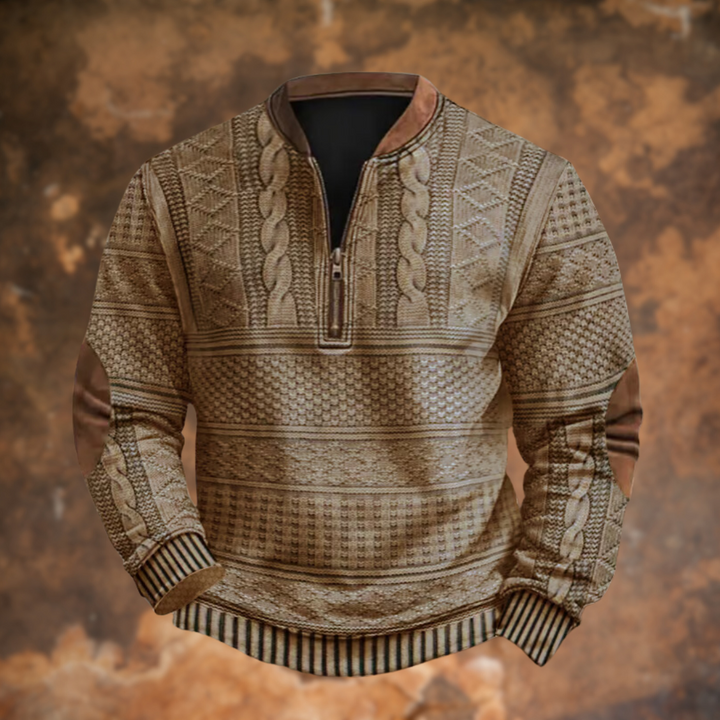 Levi | Pullover – Stylish Zip-Up Sweater for Everyday Wear