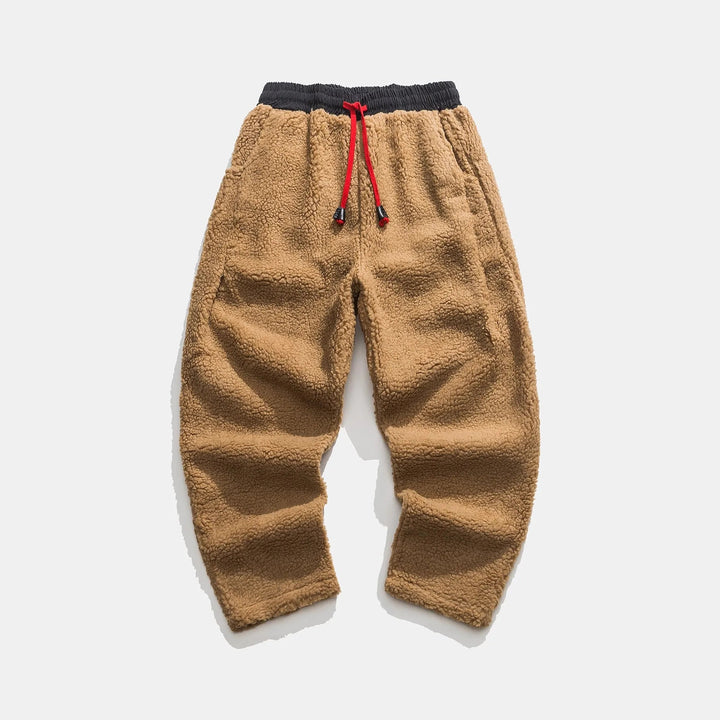 Cozy | Fleece Sweatpants with Drawstring and Pockets