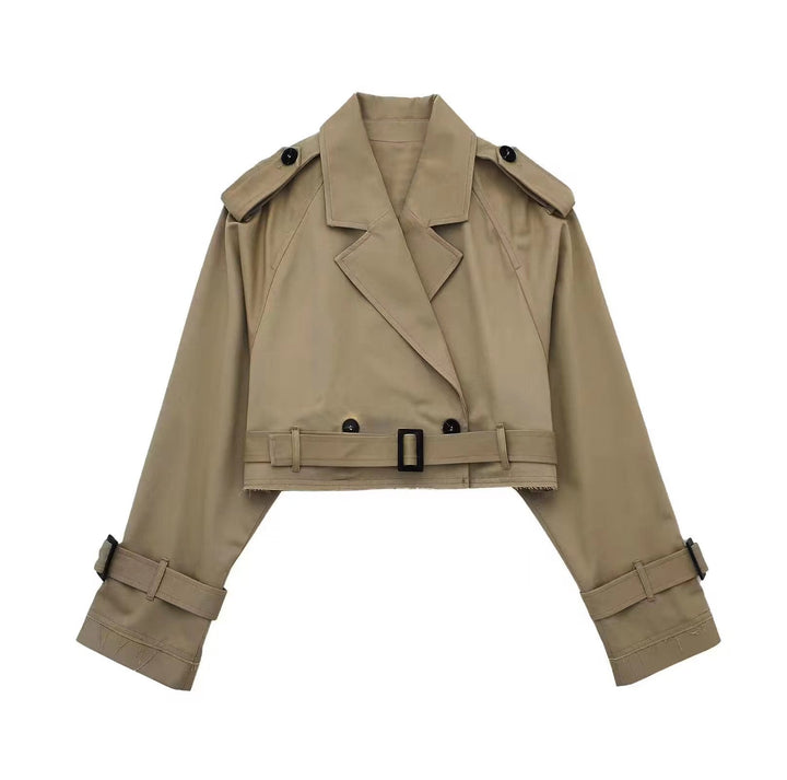 Eleanor | Comfortable And Versatile Short Trench Coat