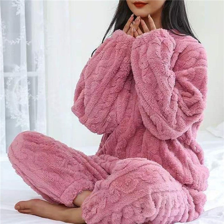 Maria | Fleece Pajama Set for Cozy Relaxation