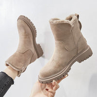 Luna | Plush And Warm Slip-On Winter Ankle Boots