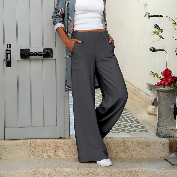 Emma | Soft and Relaxed Wide Leg Everyday Pants
