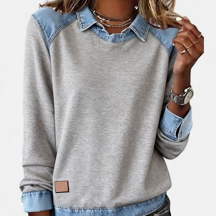 Luna | Modern And Comfortable Long-Sleeve Knit Sweatshirt