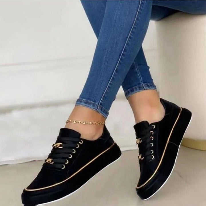 Lydia | Modern And Durable Orthopedic Lace Up Sneakers