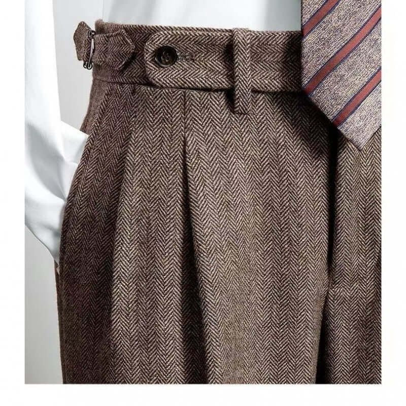 Alexander | Tweed Pants – Vintage Style for Men