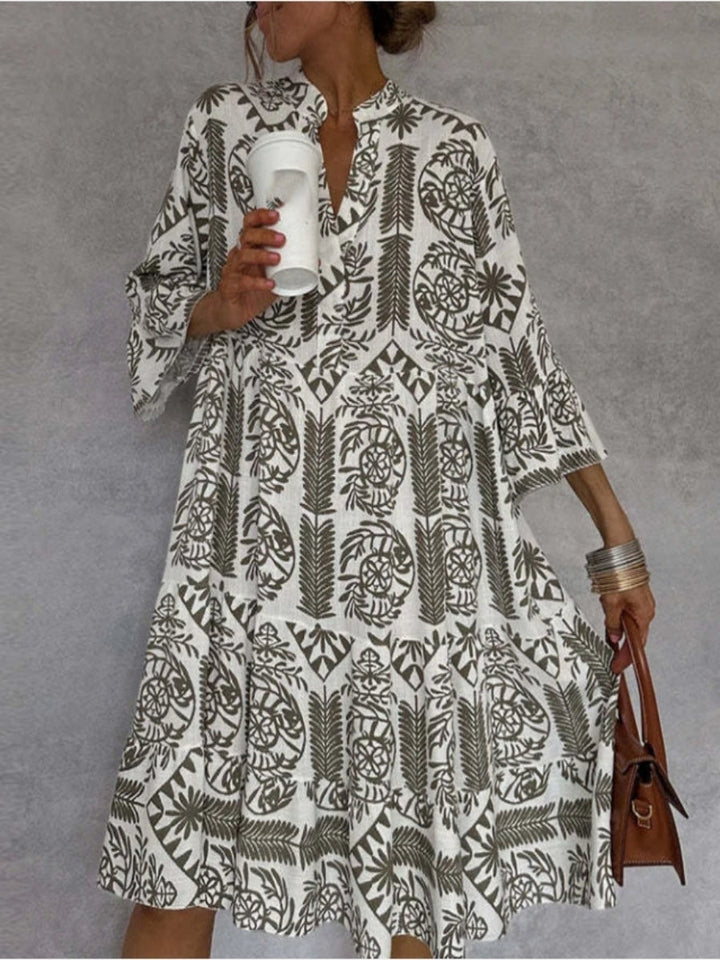 Harper | Lightweight and Casual Floral Print Tunic Dress