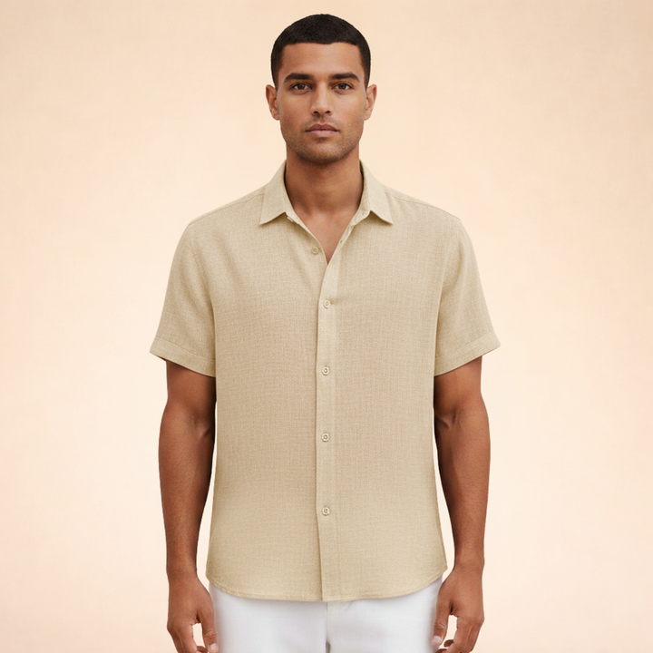 Cavello | Camicia estiva moderna da uomo in lino
