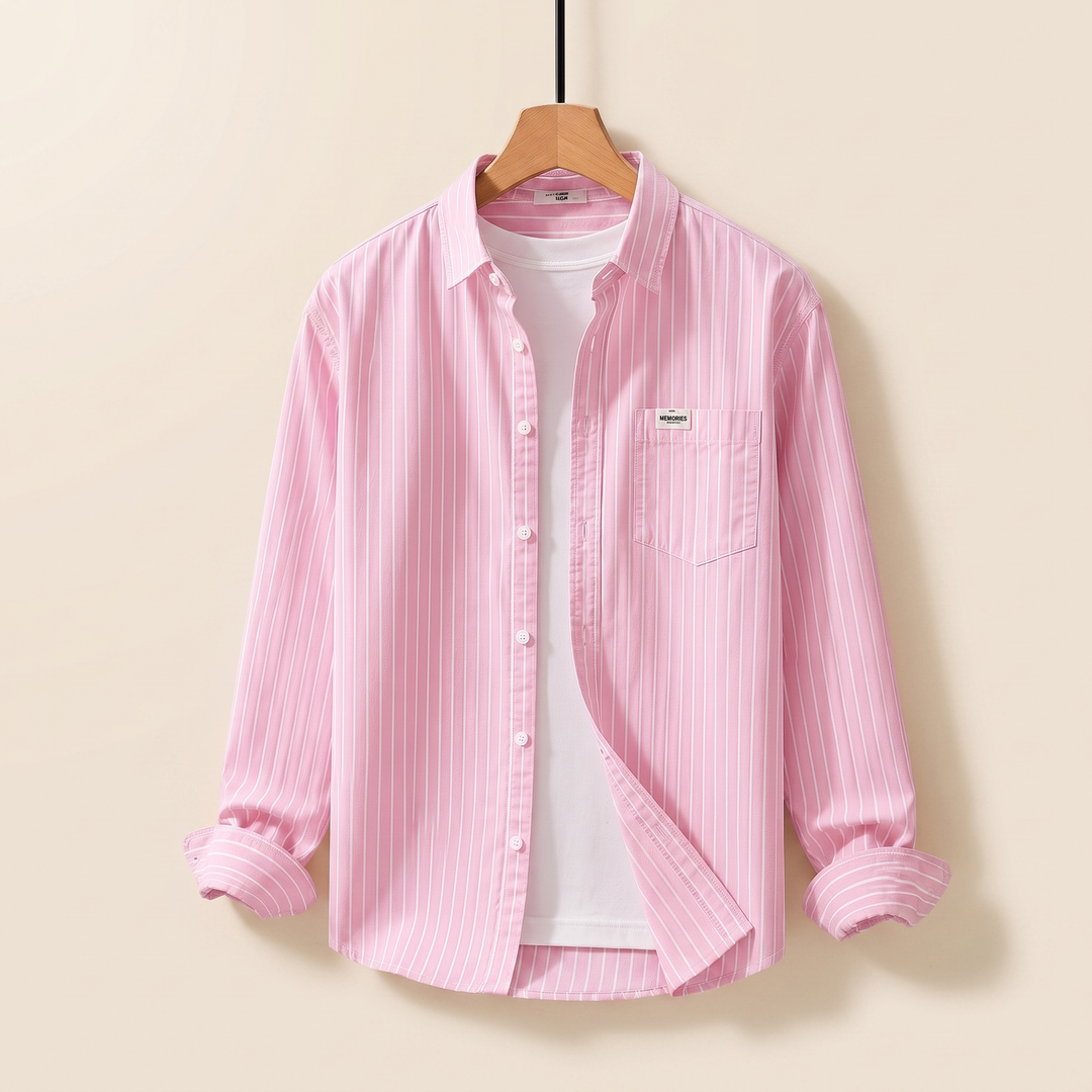 Whitlock | Striped Cotton Shirt – Relaxed Button-Front Style for Men