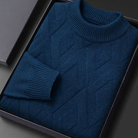Victor | Klassischer und vielseitiger Strickpullover mit Stehkragen