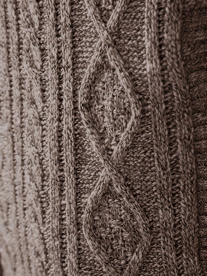 Walter | Full-Zip Cardigan – Textured Design for Men