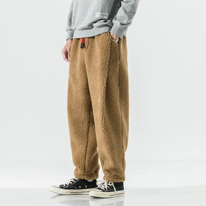 Cozy | Fleece Sweatpants with Drawstring and Pockets