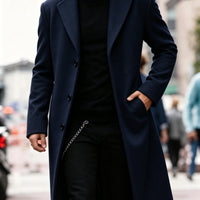 David | Timeless and Refined Wool-Blend Trench Coat