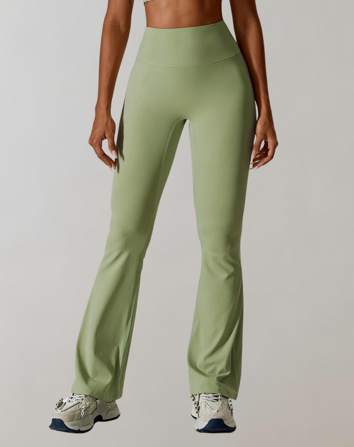 Olivia | Comfortable High-Waist Wide Leg Yoga Leggings