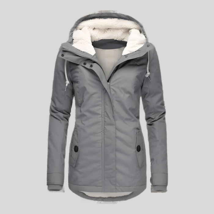 Christin | Waterproof Long Hooded Jacket for Women