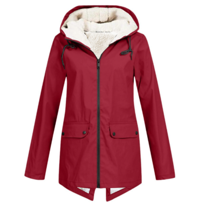 Jolie | Waterproof Trench Coat for Women with Functional Hood