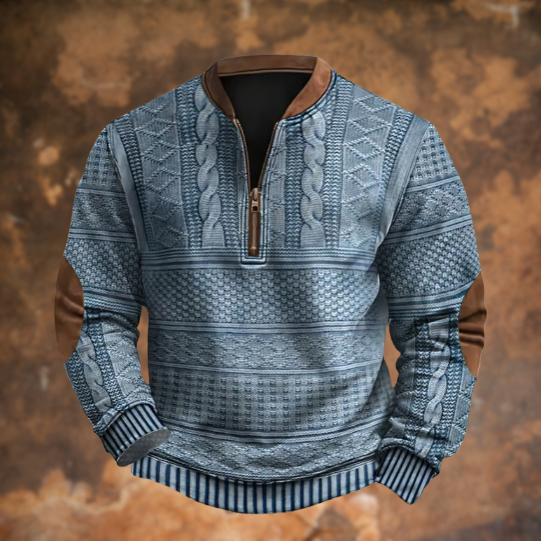 Levi | Pullover – Stylish Zip-Up Sweater for Everyday Wear