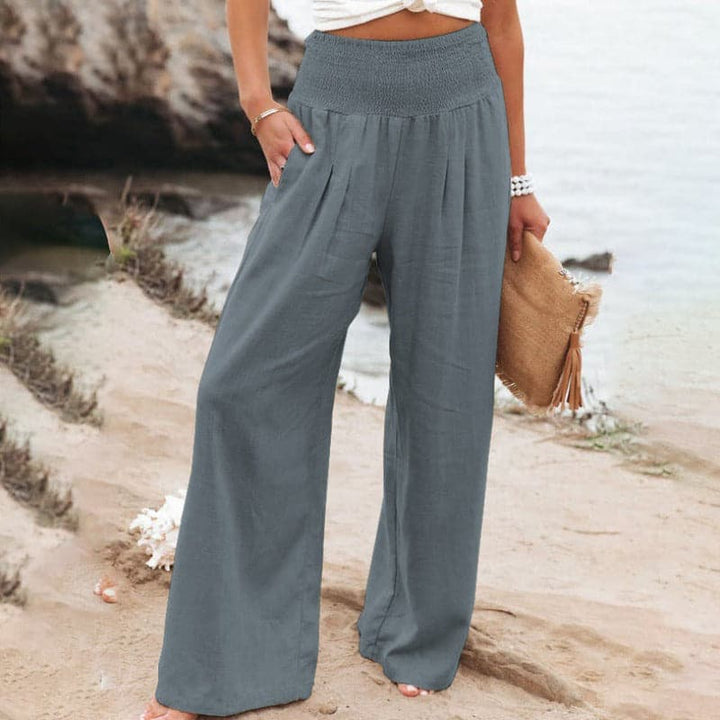 Nora | Casual and Breathable Cotton Linen Wide Leg Pants