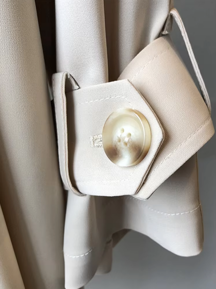 Juliane | Waterproof Trench Coat – Timeless Long Style for Women