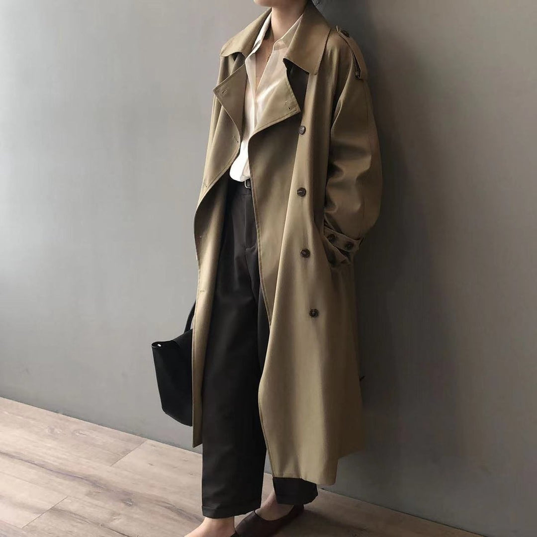 Amelia | Comfortable And Water Repellent Trench Coat